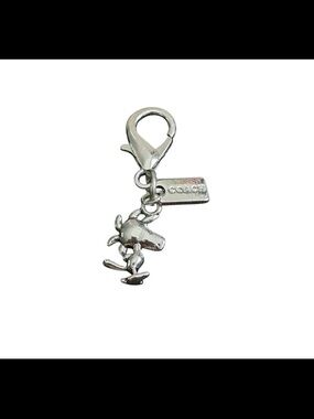 Coach Silver Woodstock Bag Charm NWOT
